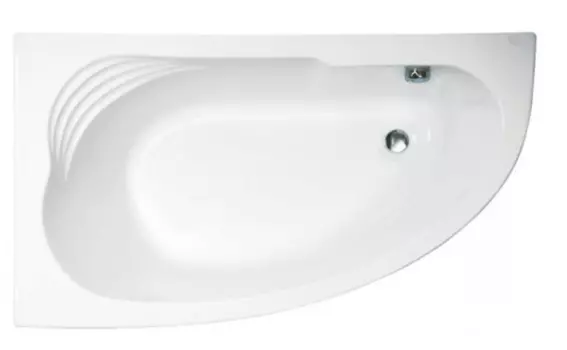 Акриловая ванна Roca Merida 170x100 асимметричная левая белая ZRU9302992