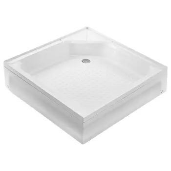 Акриловый душевой поддон Wemor 90x90x24 квадратный