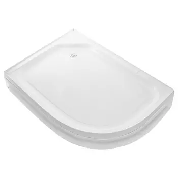 Акриловый душевой поддон Wemor асимметричный 120x90 L