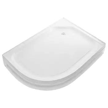 Акриловый душевой поддон Wemor асимметричный 120x90 R