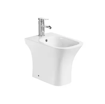 Биде напольное Azario Fretta Square AZ-1215C 34 см белый