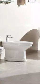 Биде напольное CeramaLux 2051 белое