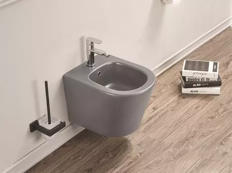 Биде подвесное CeramaLux 5330MH светло-серое