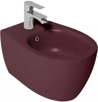 Биде подвесное Isvea Sentimenti Neo 10AR41010SV-2R бордовое матовое