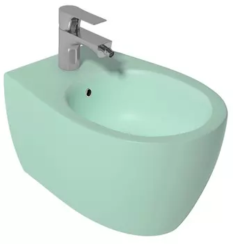 Биде подвесное Isvea Sentimenti Neo 10AR41010SV-2T мятно-зеленое матовое