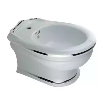 Биде подвесное Migliore Milady 20879 белое, платина