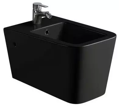 Биде подвесное SantiLine SL-5054MB черное матовое