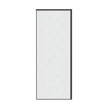 Боковая стенка Grossman Galaxy 100х195 200.K33.01.100.21.02 стекло шиншилла, профиль черный матовый