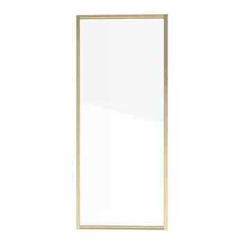 Боковая стенка Niagara Nova 80x195 NG-A80G стекло прозрачное, профиль золото