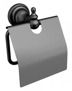 Бумагодержатель CeramaLux Elegance 95807 черный матовый