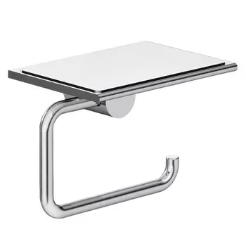 Бумагодержатель Kludi Vela R 5897105 с полкой, хром