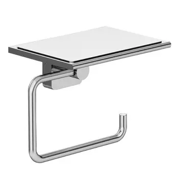 Бумагодержатель Kludi Vela S 2597105 с полкой, хром