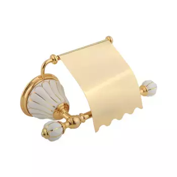 Бумагодержатель Migliore Olivia 17512 золото, белый