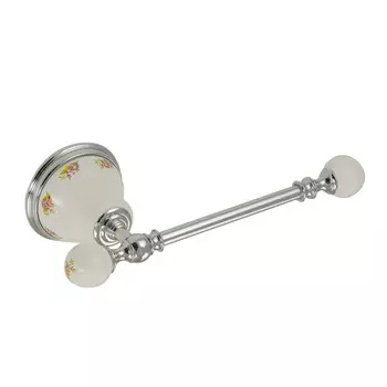 Бумагодержатель Migliore Provance 17652 хром, белый