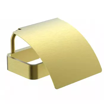 Бумагодержатель с крышкой для унитаза WONZON & WOGHAND LOTTE WW-8326-BG золото