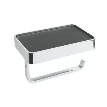Бумагодержатель с полкой WONZON & WOGHAND LOTTE WW-8336 хром