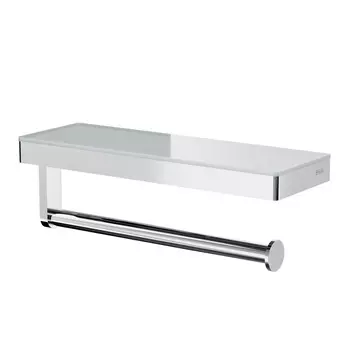 Бумагодержатель с полочкой Black&White GA-9603C хром