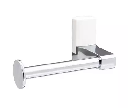 Бумагодержатель Wasserkraft Leine K-5096WHITE белый, хром