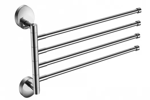 Держатель для полотенец CeramaLux Caps 39 см 88114-4 хром, поворотный