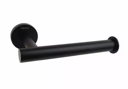 Держатель для туалетной бумаги Aquatek Вега AQ4008MB черный матовый