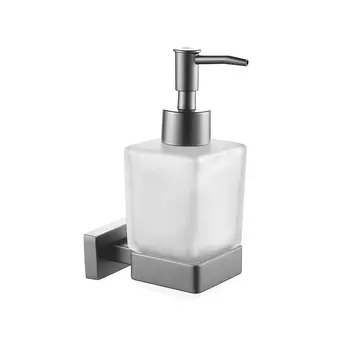 Диспенсер для жидкого мыла, подвесной Shevanik SG5644T оружейная сталь