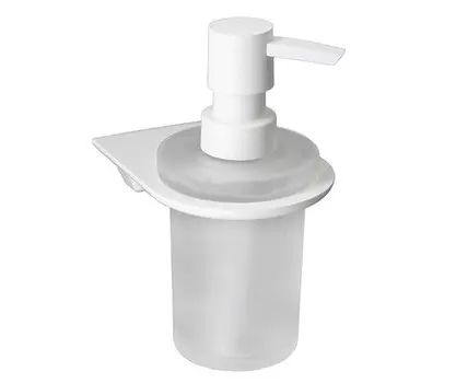 Диспенсер Wasserkraft Kammel K-8399WHITE матовое стекло, белый