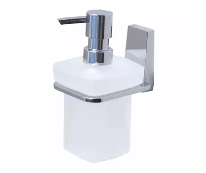 Диспенсер Wasserkraft Lopau K-6099 матовое стекло, хром