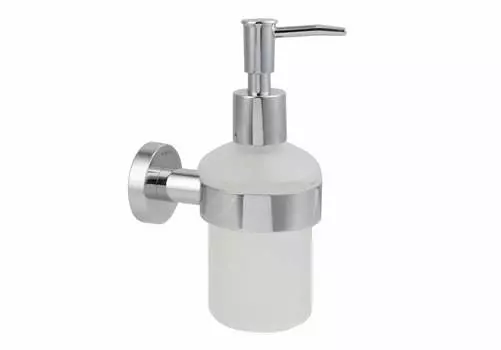 Дозатор Aquatek Вега AQ4005CR хром, матовое белое стекло