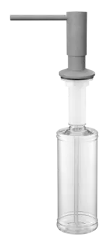 Дозатор для жидкого мыла Paulmark Decus D004-GR серый