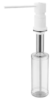 Дозатор для жидкого мыла Paulmark Kraft D003-431TW 350 мл белый матовый