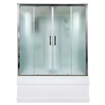 Душевая бокс DTO EM ЕМ4515 стандартная 150х85 стекло матовое, профиль хром