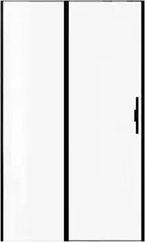 Душевая дверь Allen Brau Priority 120 см 3.31033.BBA стекло прозрачное, профиль черный браш