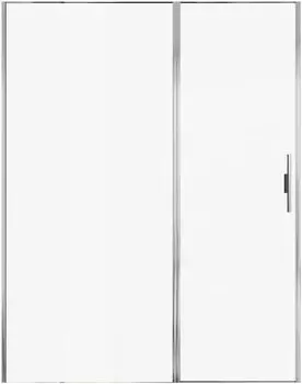 Душевая дверь Allen Brau Priority 160 см 3.31037.00 стекло прозрачное, профиль хром