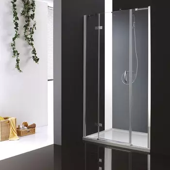 Душевая дверь Cezares Bergamo-B-13-90+60/30-C-Cr-R