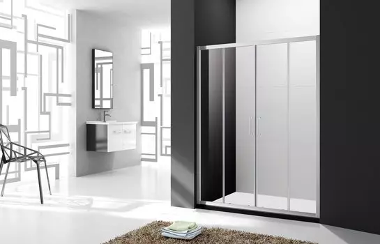Душевая дверь Cezares Molveno 170x190 MOLVENO-BF-2-170-C-Cr-IV стекло прозрачное, профиль хром