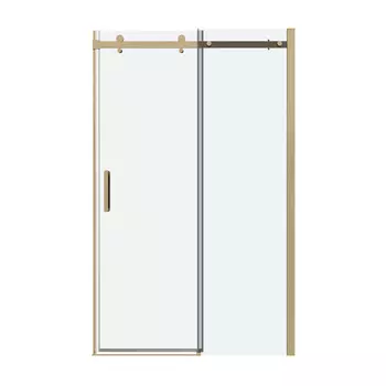 Душевая дверь в нишу Grossman Classic 100x195 100.K33.04.100.32.00 стекло прозрачное, профиль золото сатин