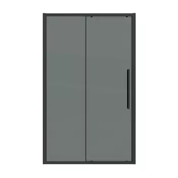 Душевая дверь в нишу Grossman Cosmo 100x195 100.K33.02.100.21.10 стекло тонированное, профиль черный матовый