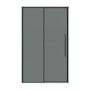 Душевая дверь в нишу Grossman Galaxy 100x195 100.K33.01.100.21.10 стекло тонированное, профиль черный матовый