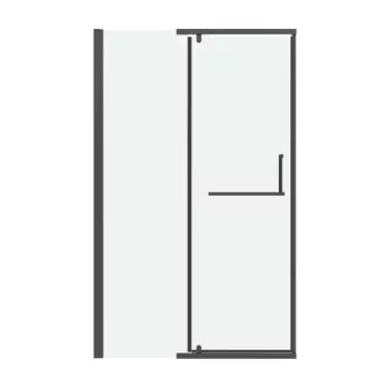 Душевая дверь Grossman Pragma 100x195 100.K33.03.100.42.00 стекло прозрачное, профиль графит сатин