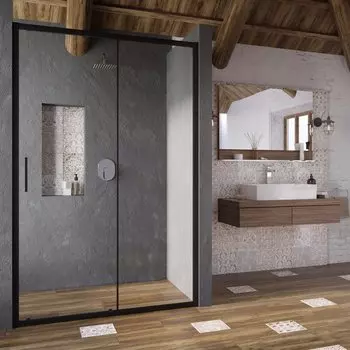 Душевая дверь Ravak BLSDP2-120 черный+Transparent