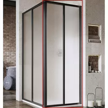 Душевая дверь Ravak SRV2-100 S черный+Grape