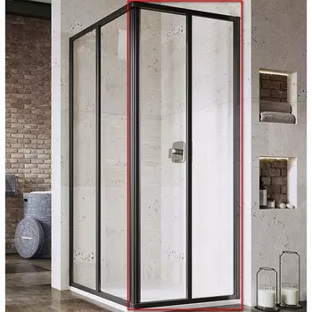 Душевая дверь Ravak SRV2-100 S черный+Transparent