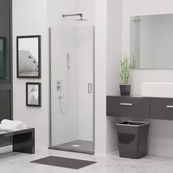 Душевая дверь RGW Leipzig 60x195 LE-03 стекло прозрачное, профиль хром