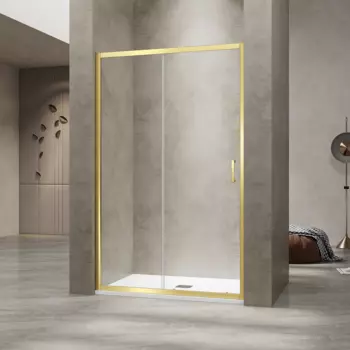 Душевая дверь RGW Passage 150x195 PA-114-Gb стекло прозрачное, профиль золото