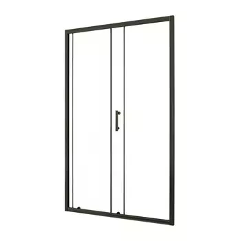 Душевая дверь Taliente 100x195 TA-100-1CB стекло прозрачное, профиль черный