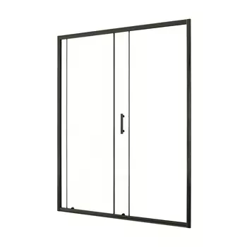 Душевая дверь Taliente 140x195 TA-140-1CB стекло прозрачное, профиль черный