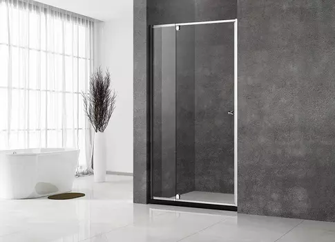 Душевая дверь в нишу Veconi Vianno 100x195 VN32-100-01-C5 стекло прозрачное, профиль хром