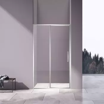 Душевая дверь Vincea Slim 8mm 120x195 VDP-4SL120CL стекло прозрачное, профиль хром