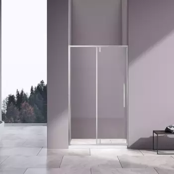 Душевая дверь Vincea Slim-N 110x195 VDP-4SN110CL стекло прозрачное, профиль хром