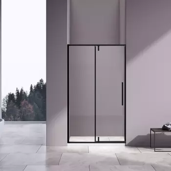 Душевая дверь Vincea Slim-N 120x195 VDP-4SN120CLB стекло прозрачное, профиль черный